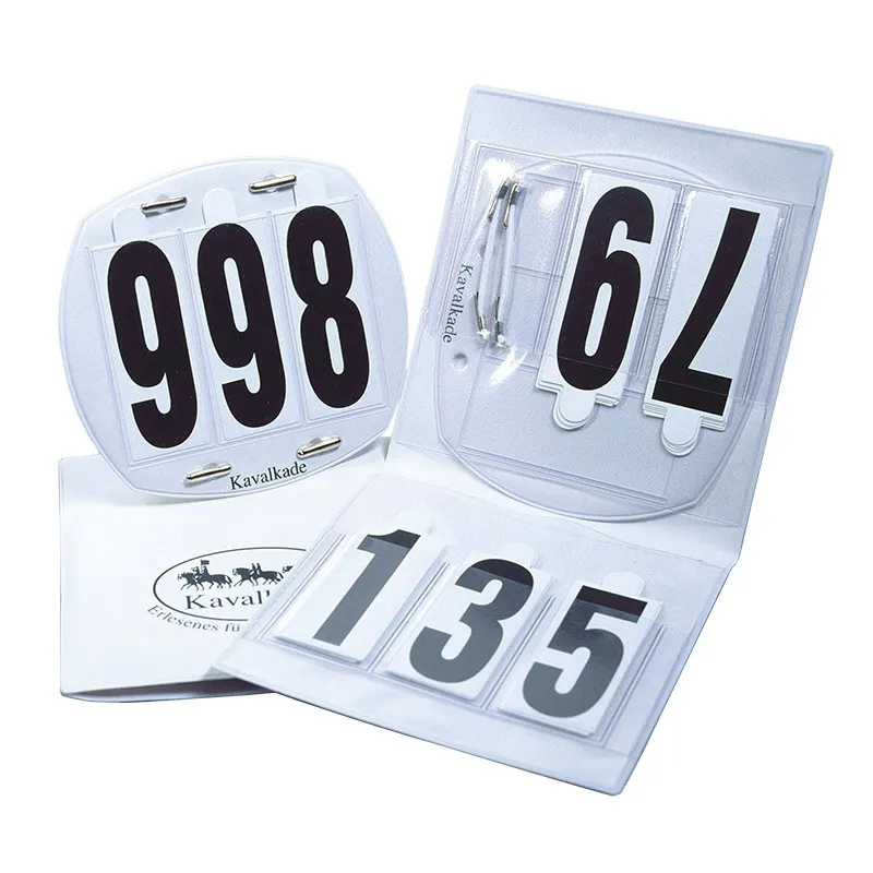 Kavalkade Competition Numbers - 3 Number - Pack of 2